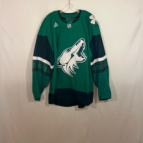 Coyotes Green Jersey Adidas MiC St Patrick's Day Arizona Coyotes